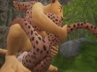 Lion king hentai porn with leopard getting pounded furry zoo xxx